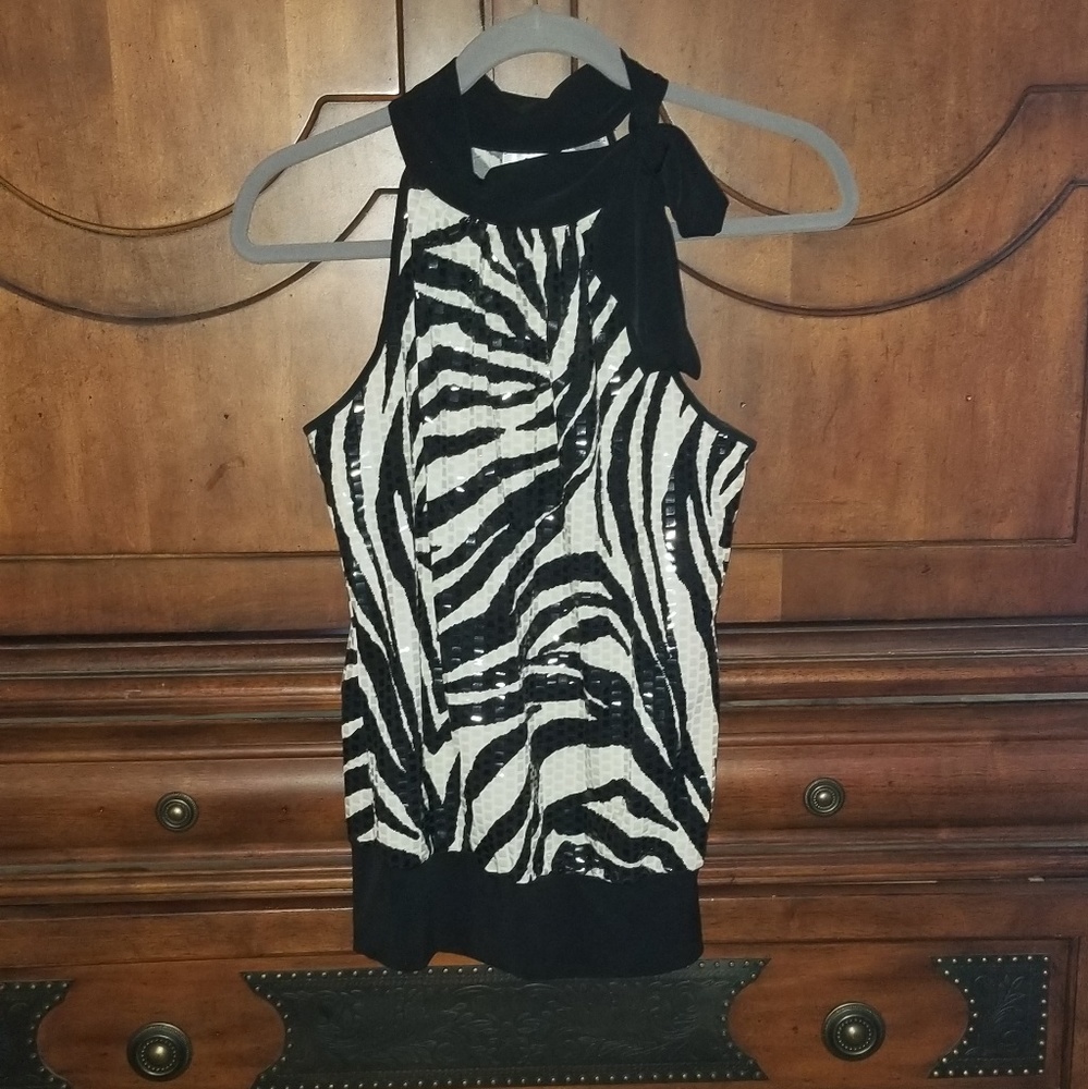 Zebra Print Top